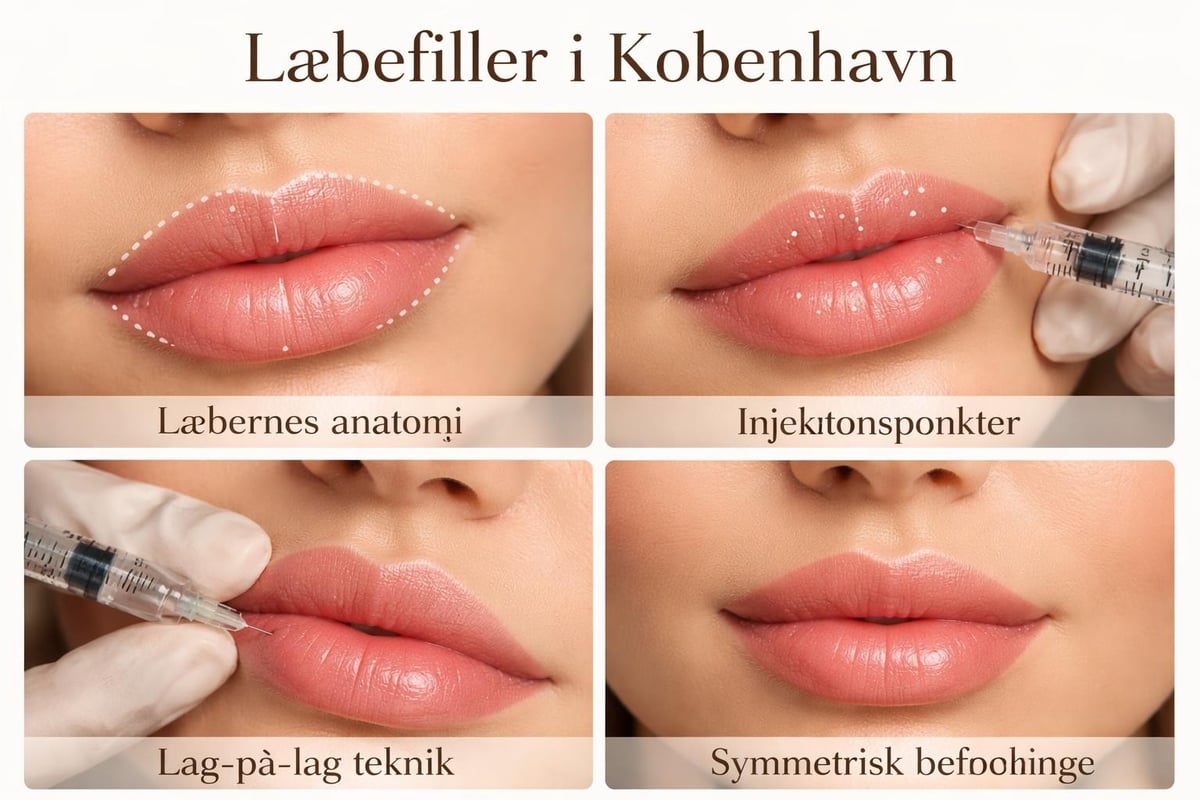 Lip filler injection technique