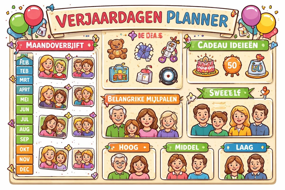 Verjaardagen plannen