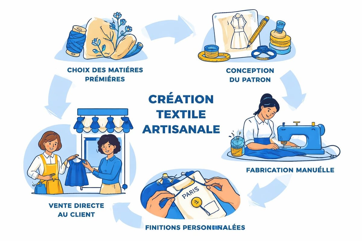 Circuit de création textile artisanale