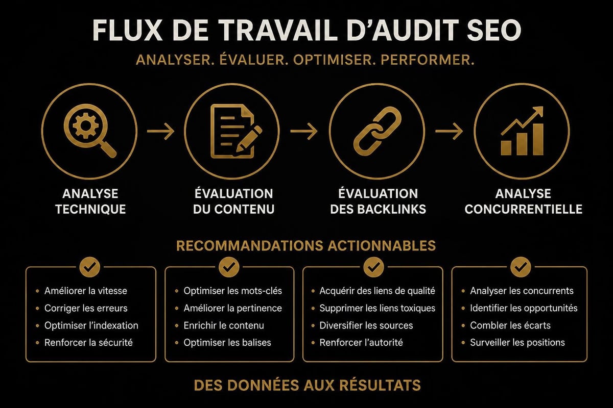 Processus d'audit SEO