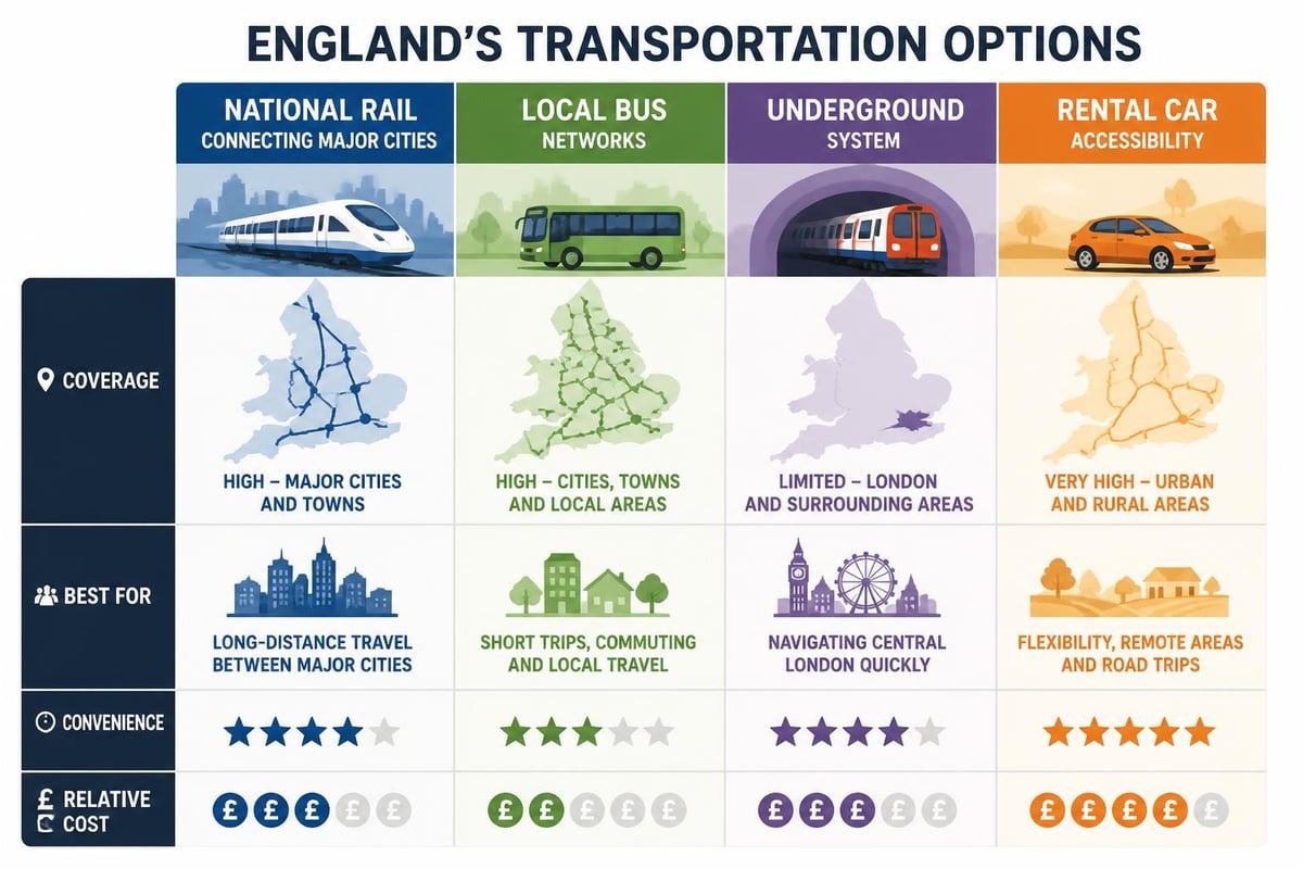 England transportation network