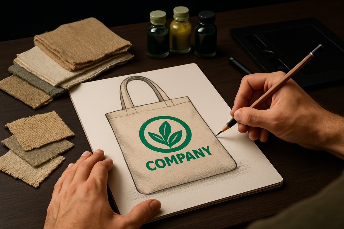 Ekologisen kangaskassin suunnittelu ja personointi