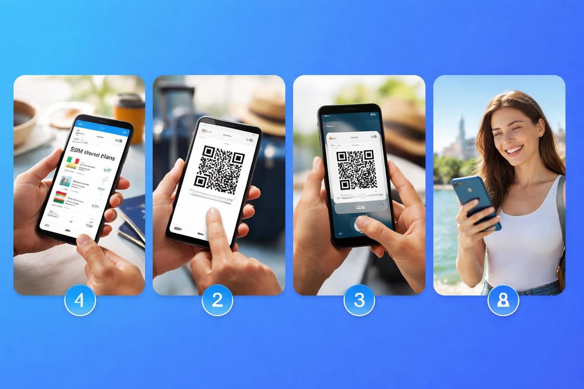 World eSIM activation process