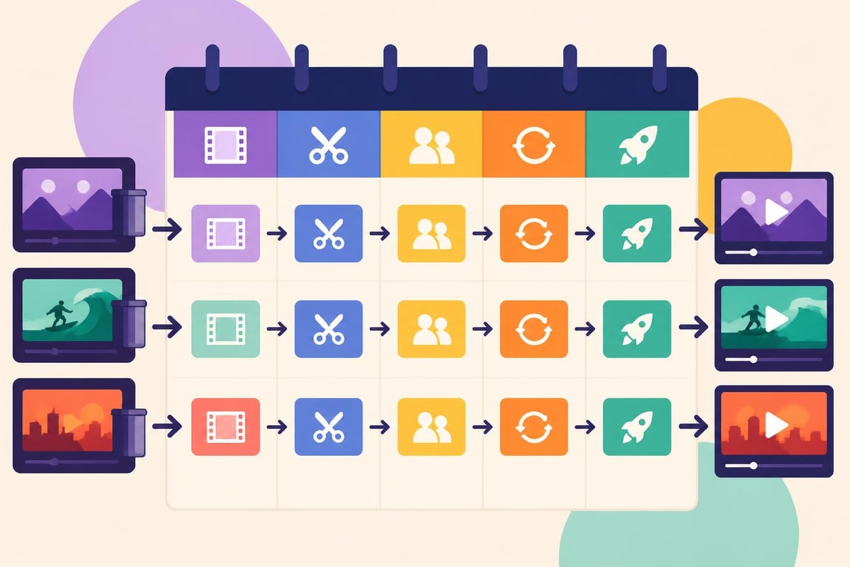 Video editing project management