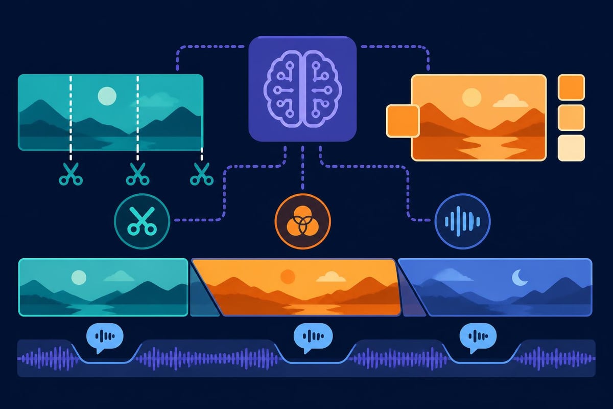 AI-assisted video editing concepts