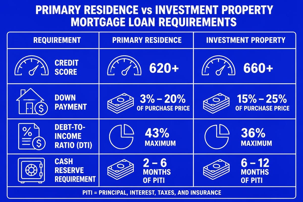 Investment property mortgage qualification