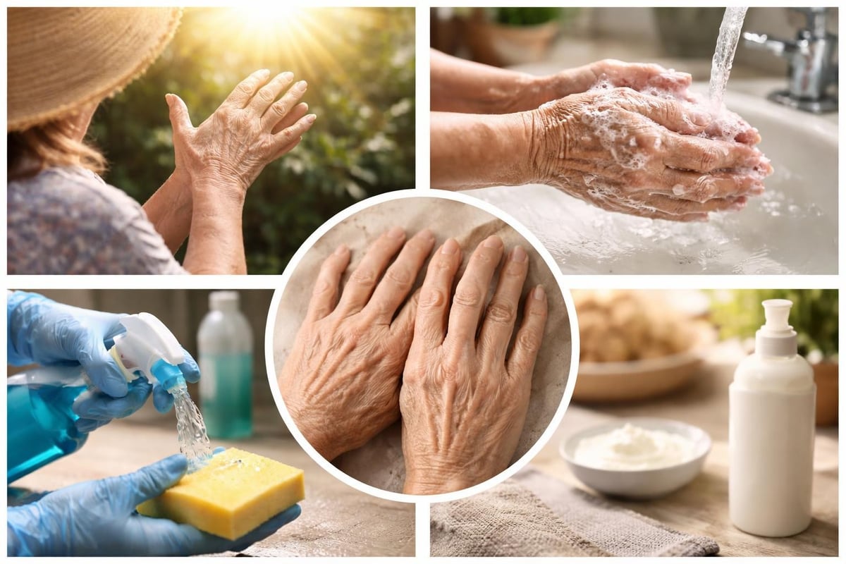 Hand aging factors