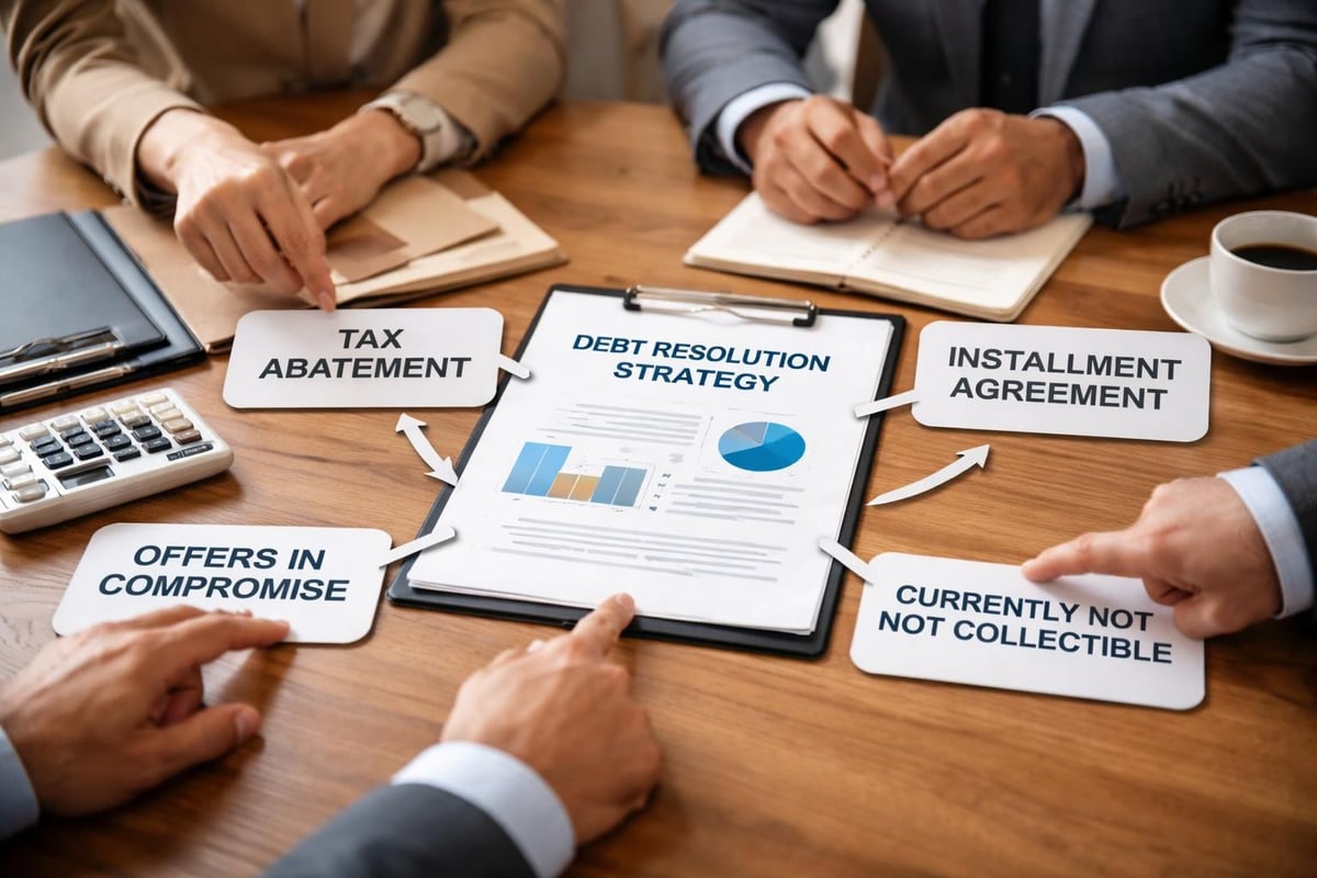IRS relief strategy combinations