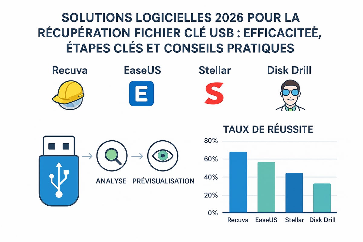 Solutions Logicielles de Récupération de Fichiers sur Clé USB