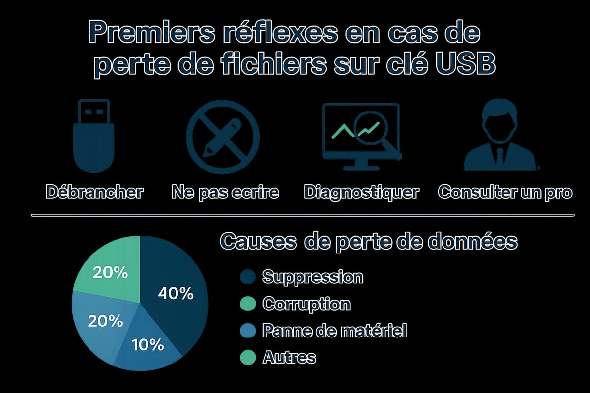 Premiers Réflexes en Cas de Perte de Fichiers sur Clé USB