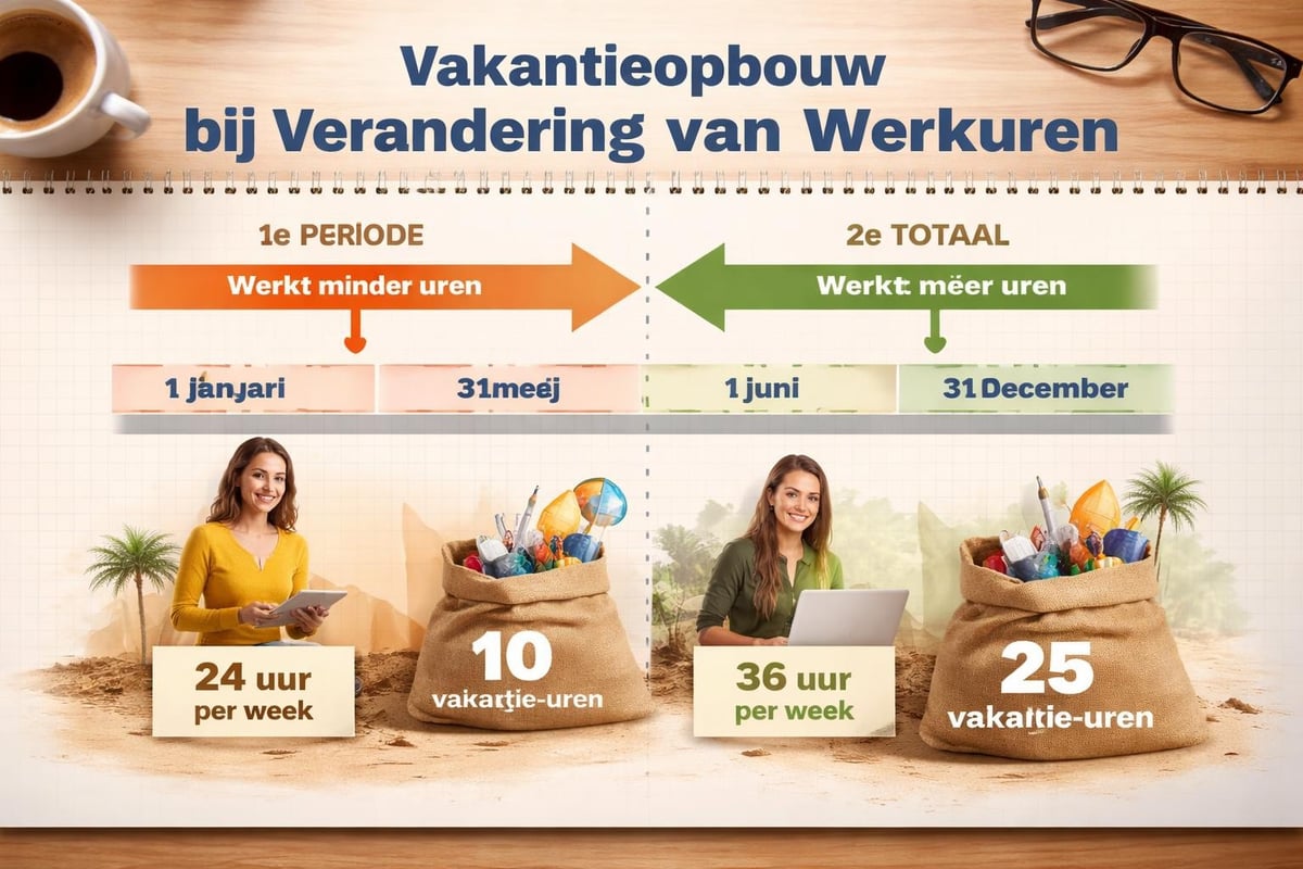 Verlofopbouw bij contractwijziging