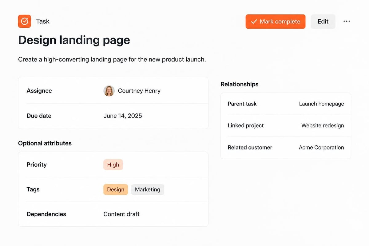 Task Tracking Applications: Complete Guide for 2026 Task record structure