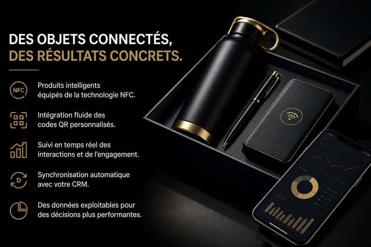 Connected promotional items ecosystem