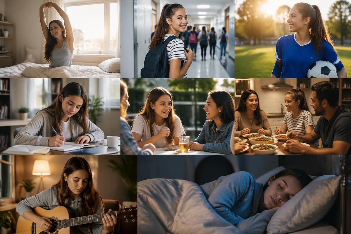 Daily planning for teens