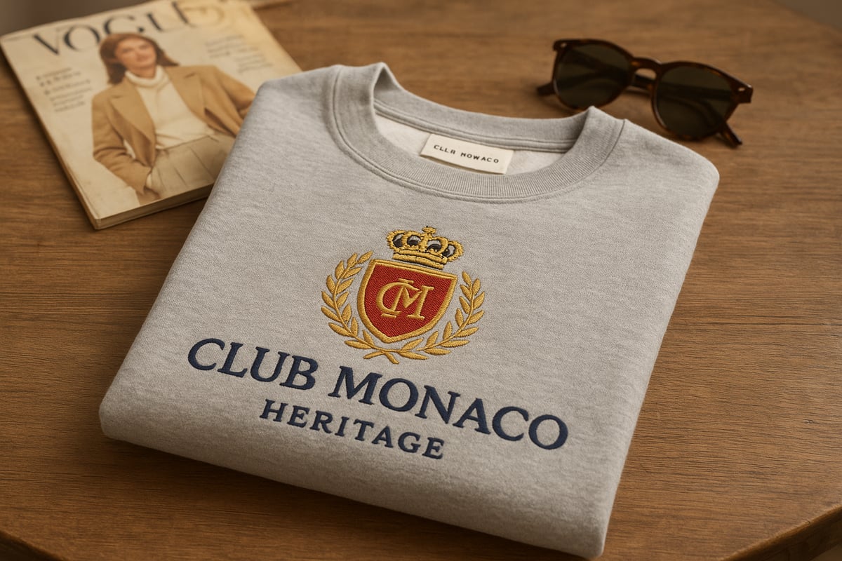 The Legacy of the Club Monaco Heritage Crest Sweatshirt