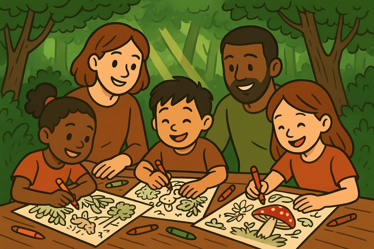 Why Forest Coloring Captivates Kids and Adults