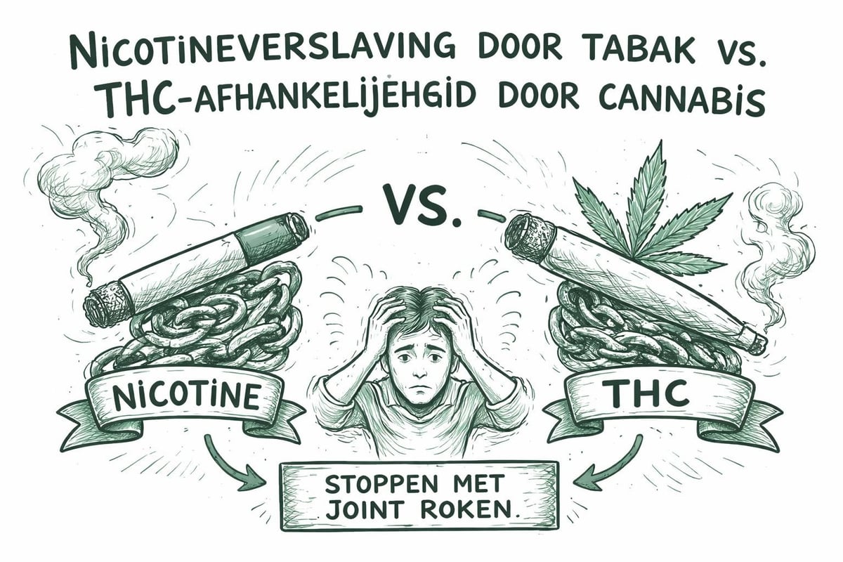Cannabis en tabak afhankelijkheid