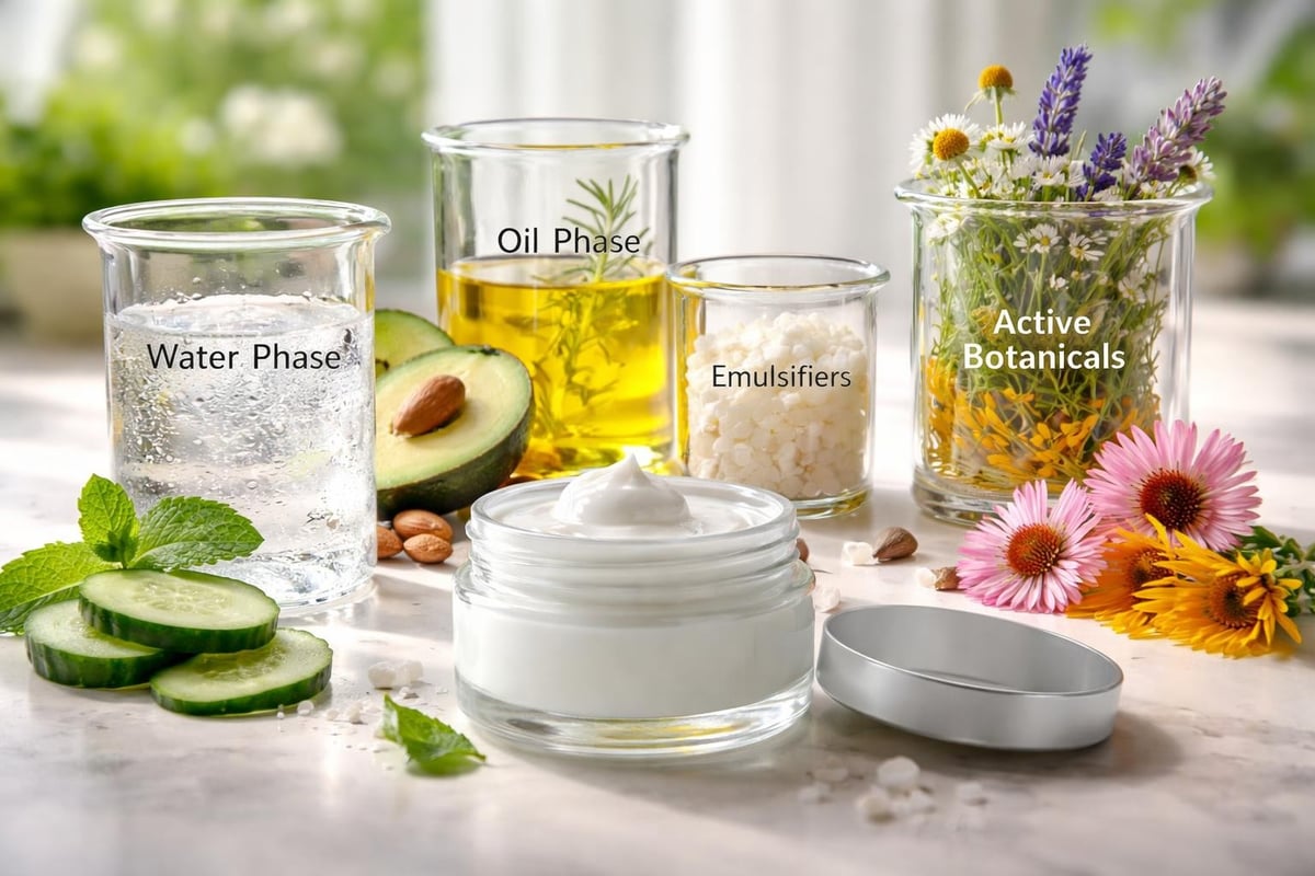 Cream cosmetic ingredient categories