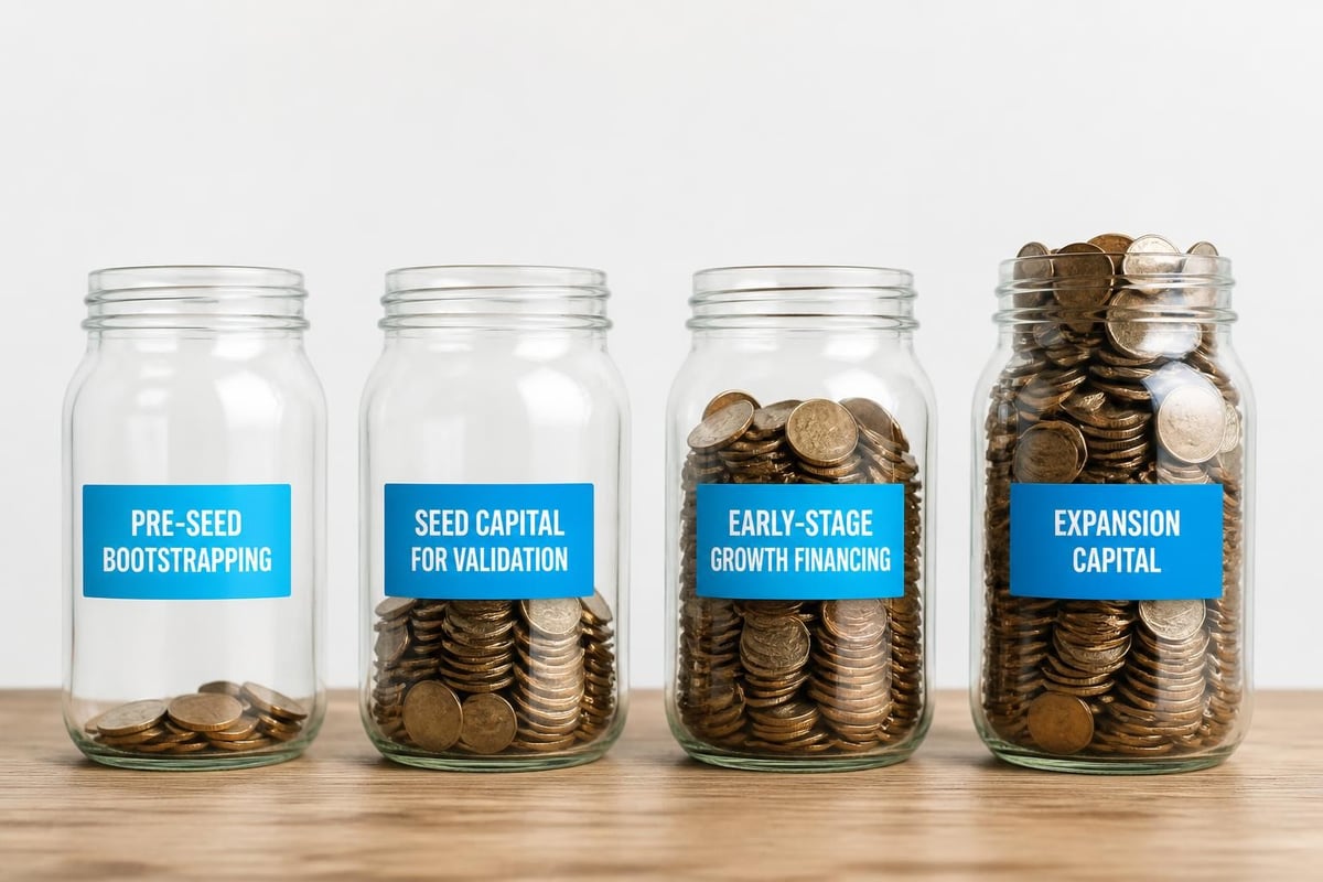 Small start up funding stages