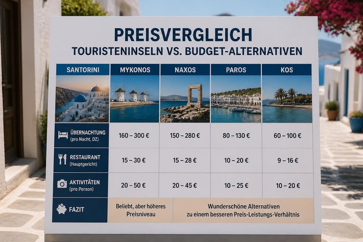 Griechische Inseln Preisvergleich