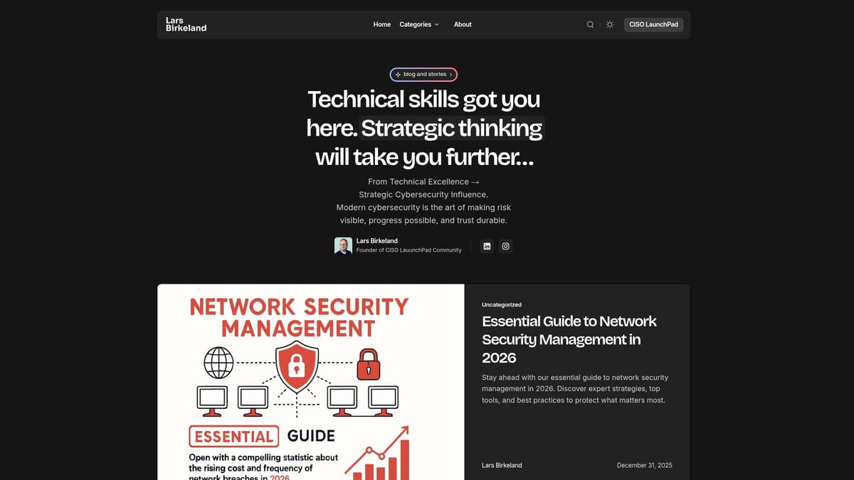 Cybersecurity Lab Guide: Setup and Best Practices for 2026 - LarsBirkeland.com: Strategic Cybersecurity Guidance