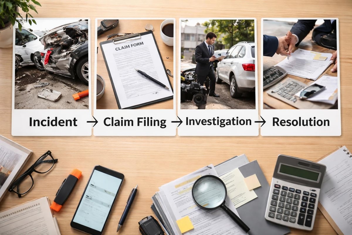 Insurance liability insurance claims workflow
