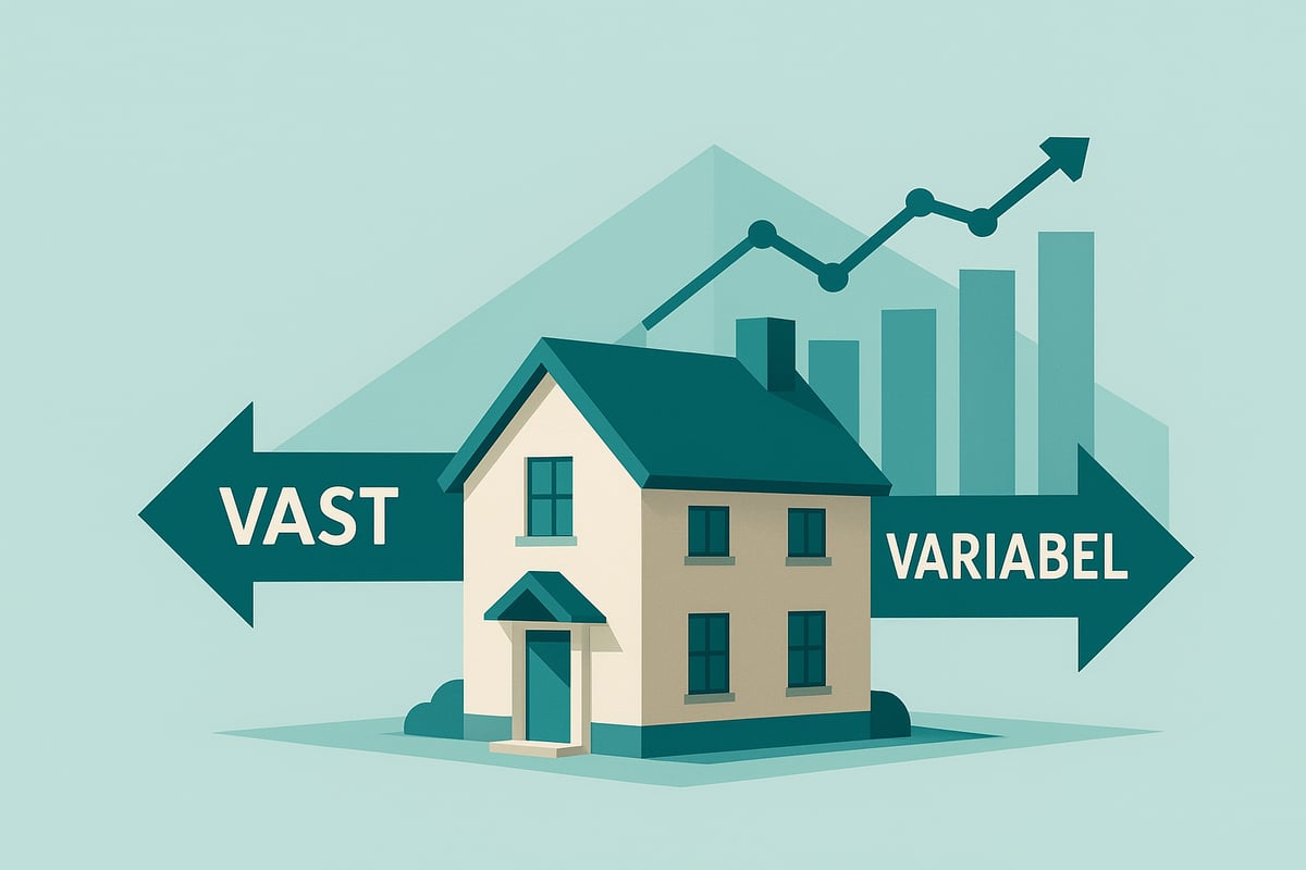 Vergelijking: variabele vs. vaste hypotheekrente