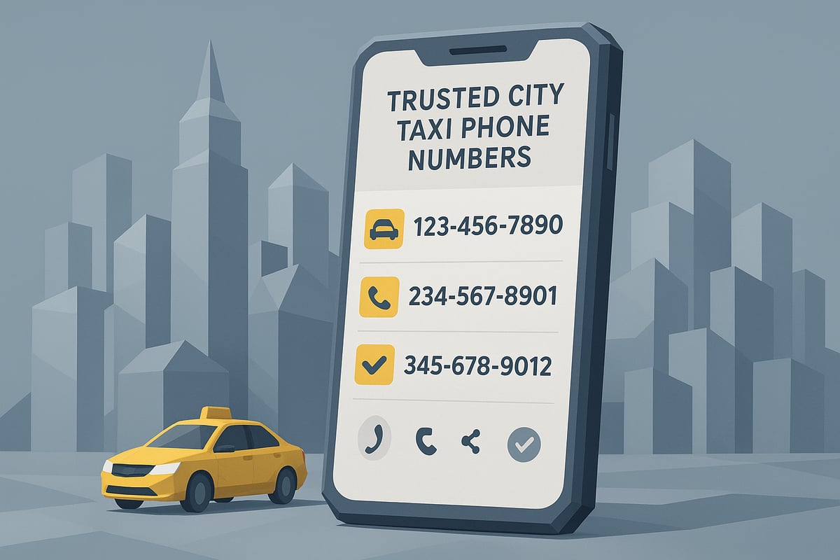 7 Essential City Taxi Phone Number Tips for 2026