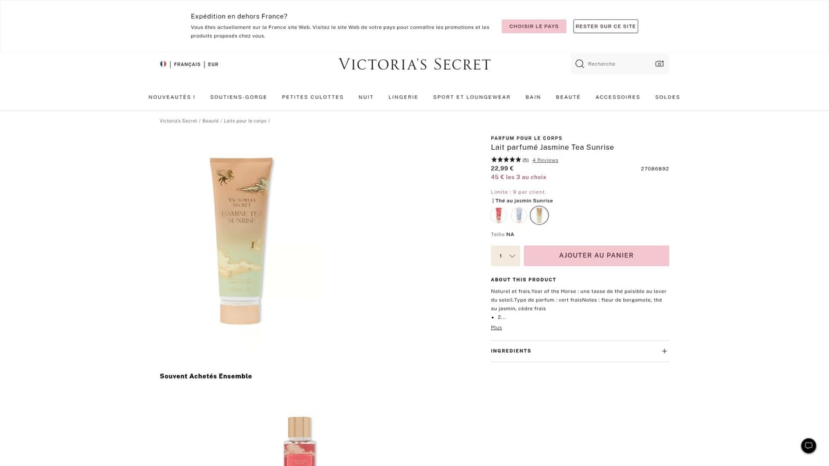 8 Must-Try Body Lotions for 2026 - Jasmine Tea Sunrise Scented Body Lotion – Victoria’s Secret