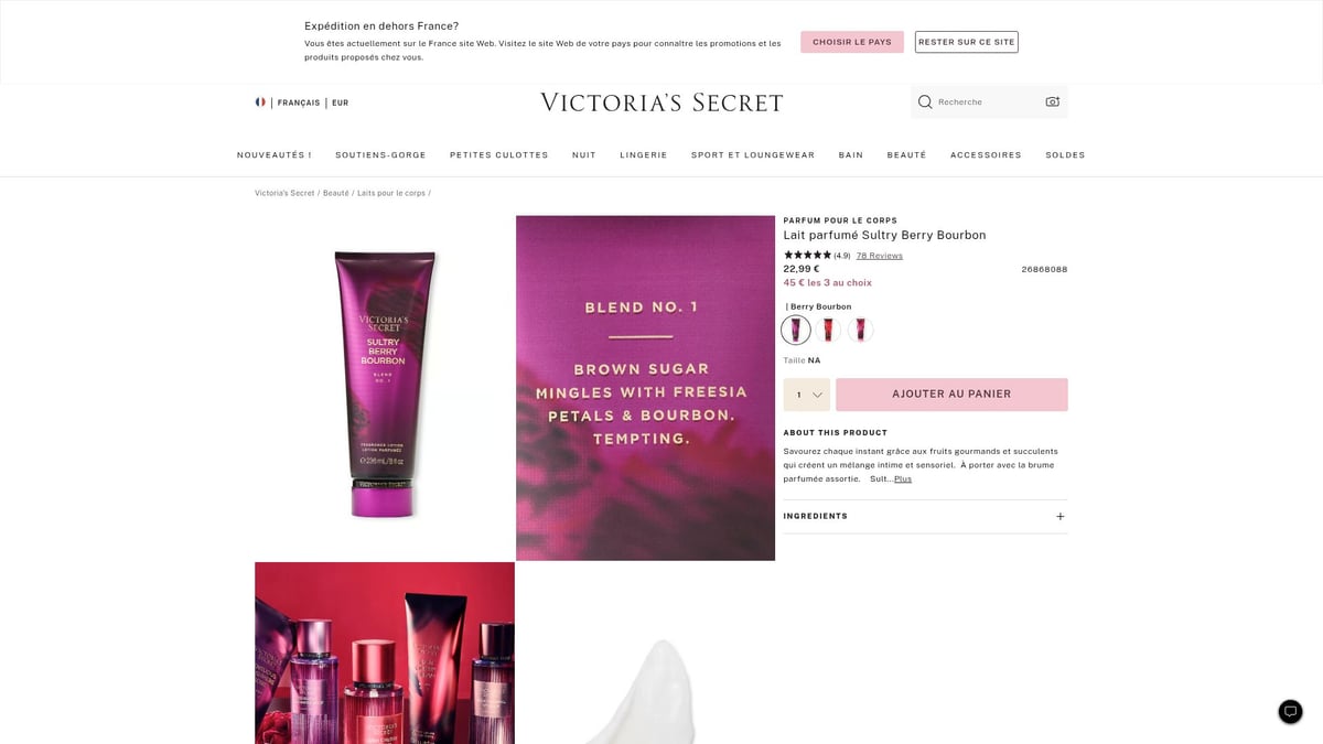 8 Must-Try Body Lotions for 2026 - Sultry Berry Bourbon Body Lotion – Victoria’s Secret