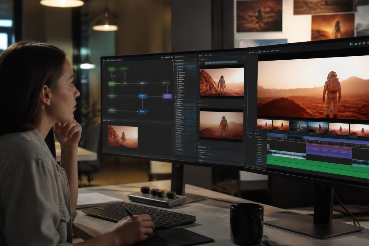 AI video generation workflow