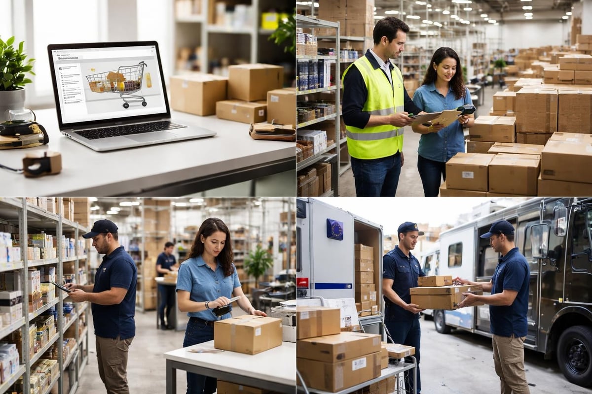 Ecommerce fulfillment process flow