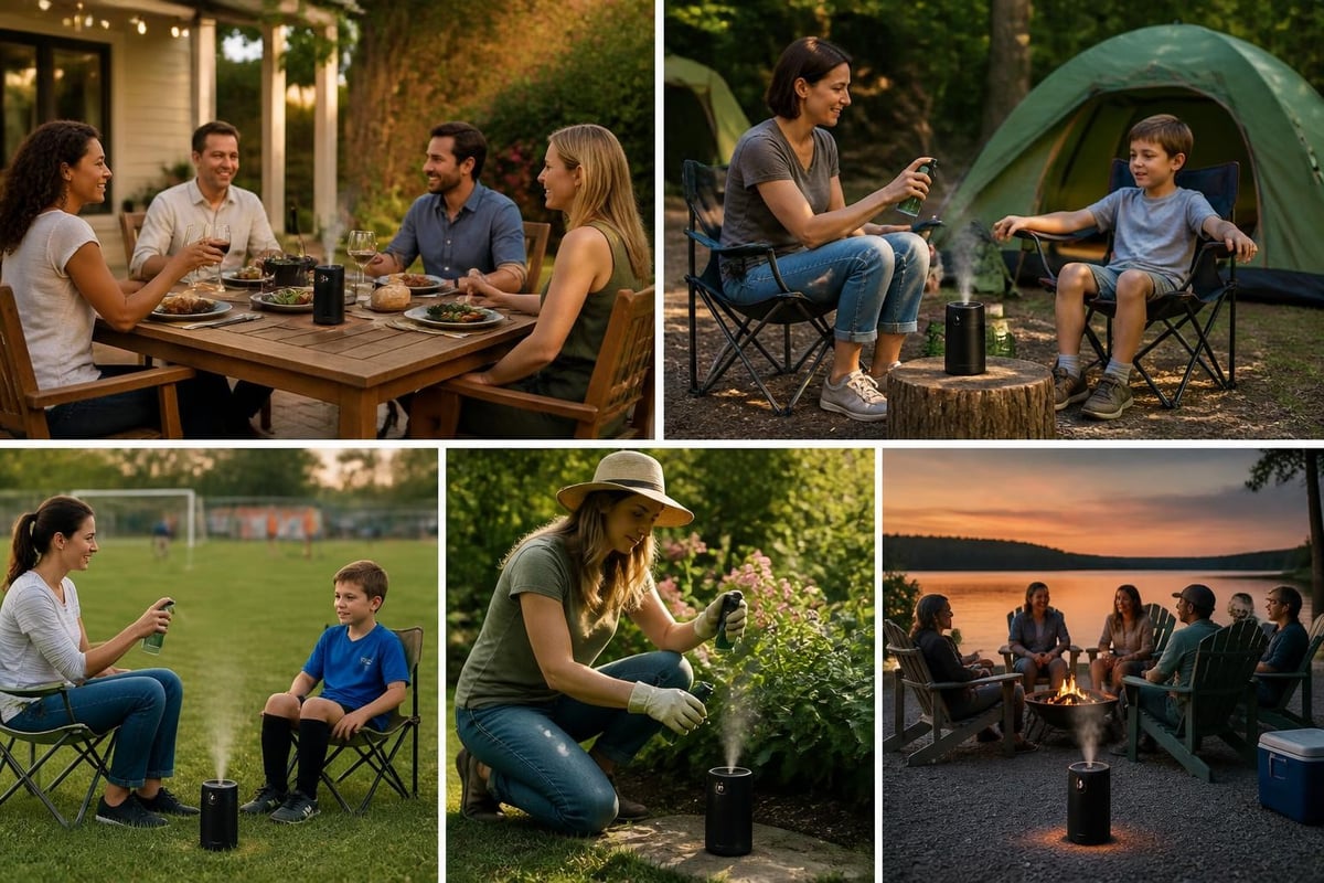 Outdoor lifestyle repellent applications