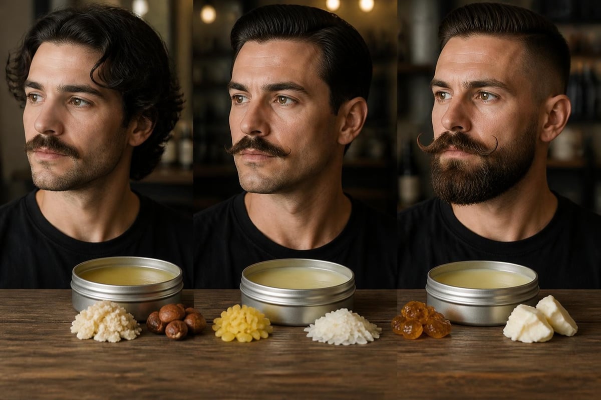 Moustache wax hold strength guide
