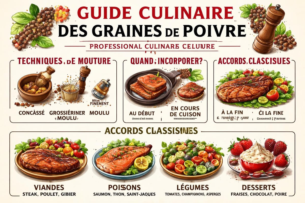 Applications culinaires du poivre