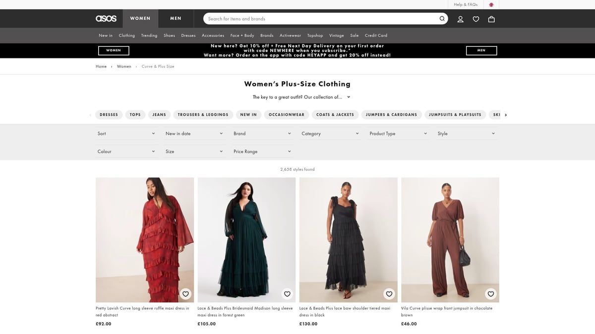9 Best Trendy Plus Size Stores to Shop in 2025 - ASOS Curve & Plus Size