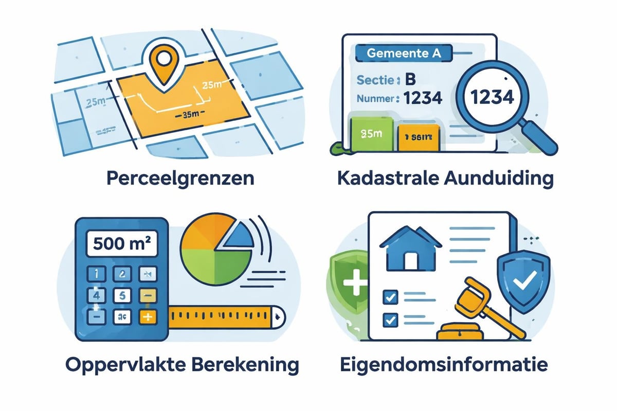 Kadastrale gegevens elementen