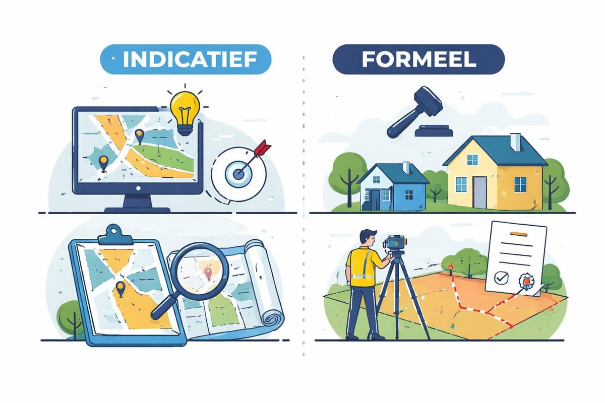 Indicatief versus formeel gebruik