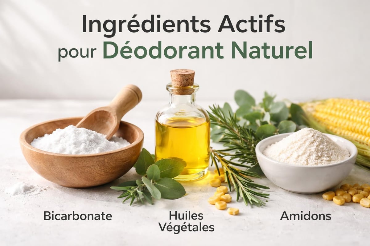 Ingrédients actifs déodorant naturel