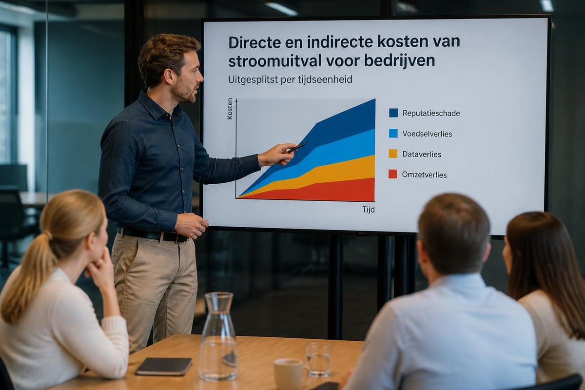 Financiële impact berekening stroomuitval