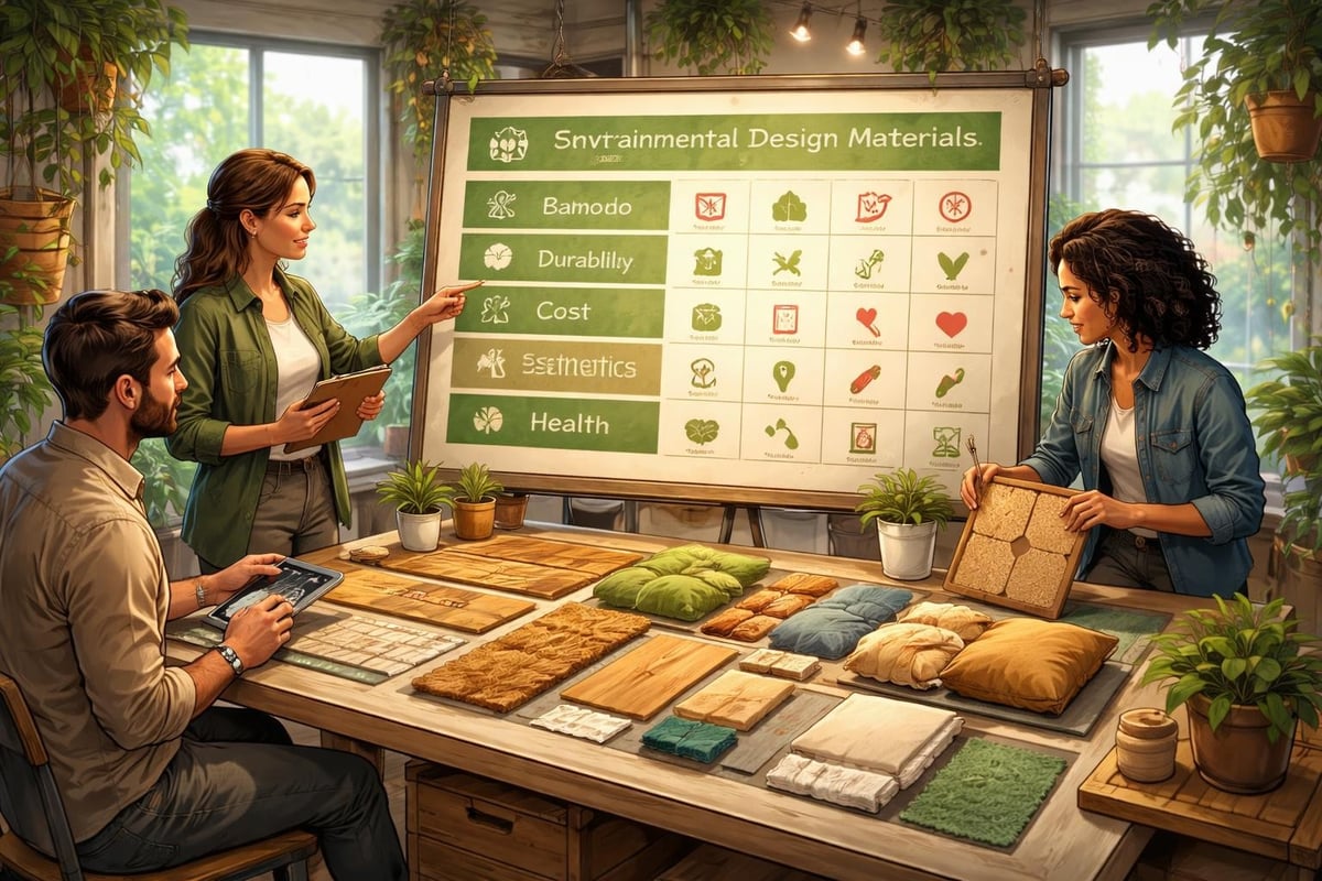 Sustainable materials comparison