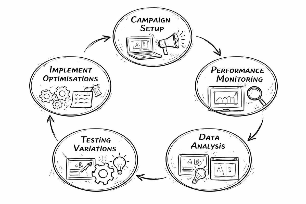 PPC campaign optimisation cycle