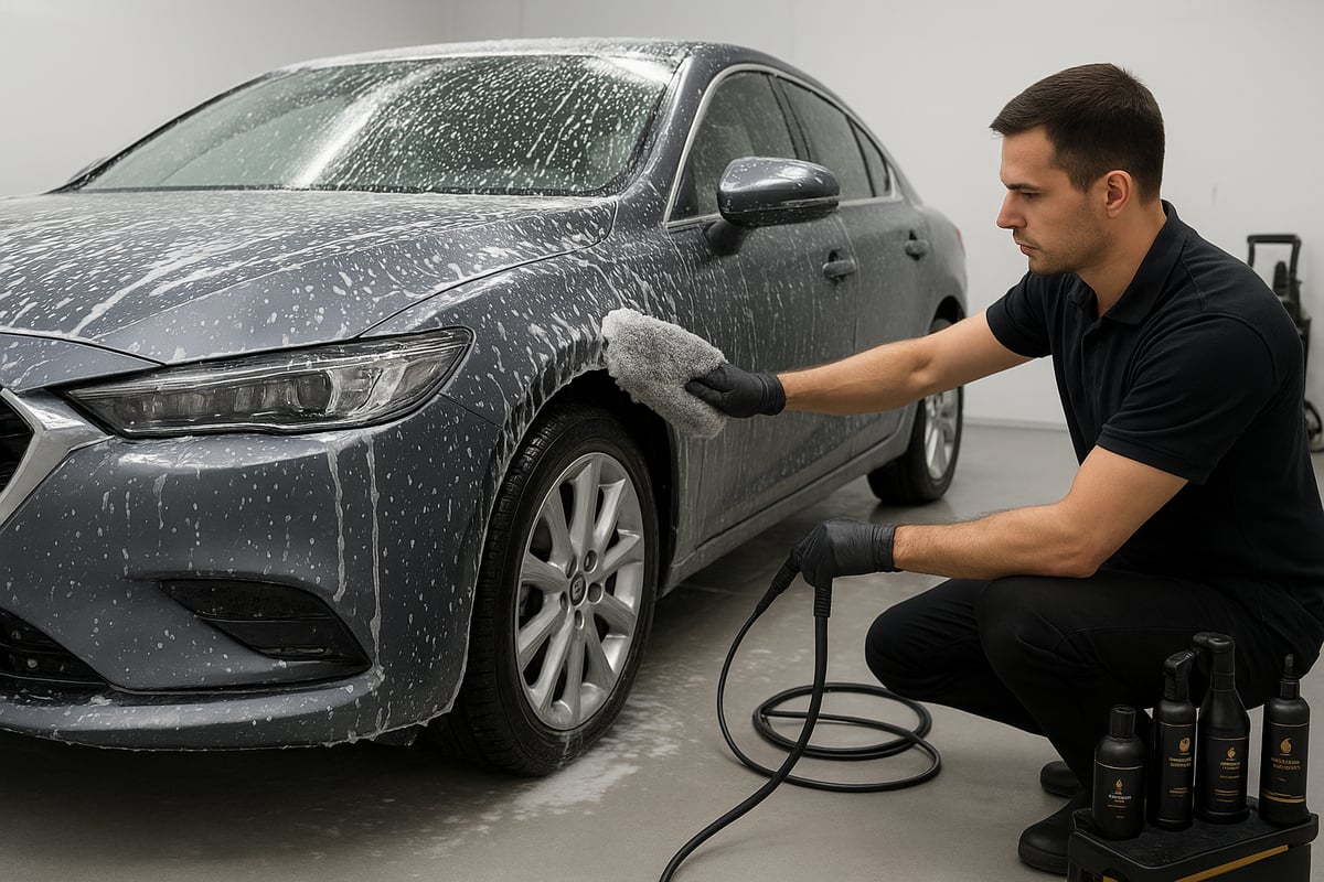 Passo a Passo da Lavagem agradável Automóvel em 2025