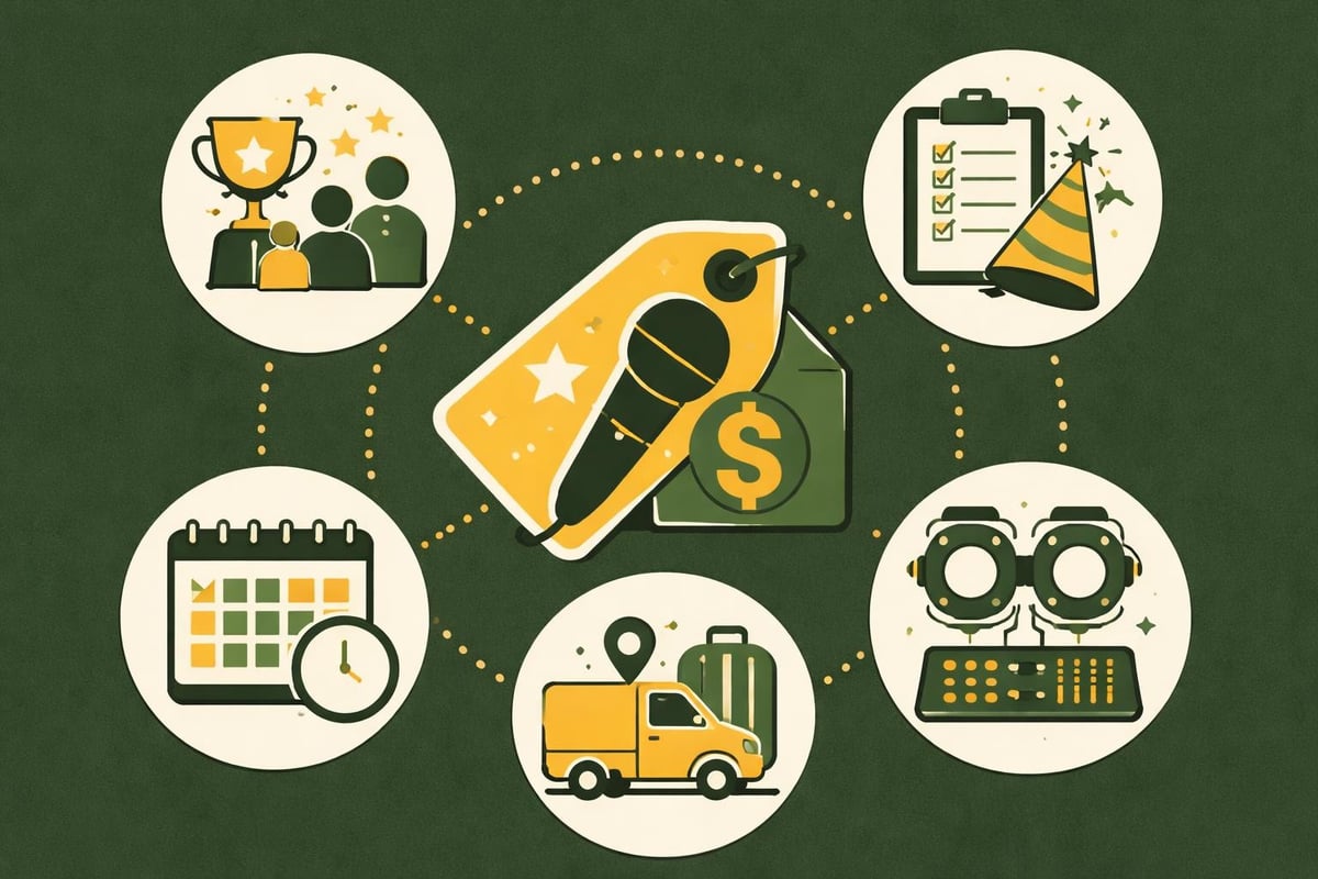 Kostenfaktoren Zauberer-Buchung