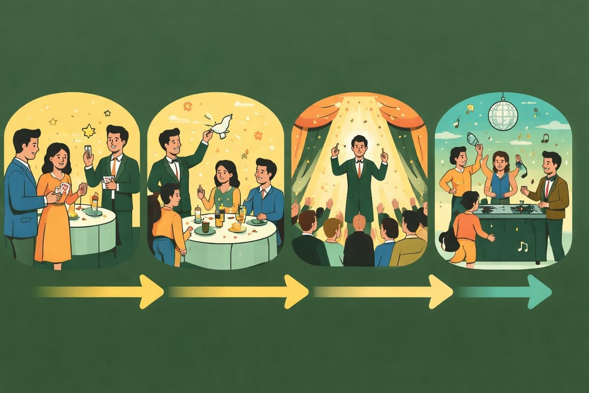 Optimaler Event-Ablauf mit Zauberkunst