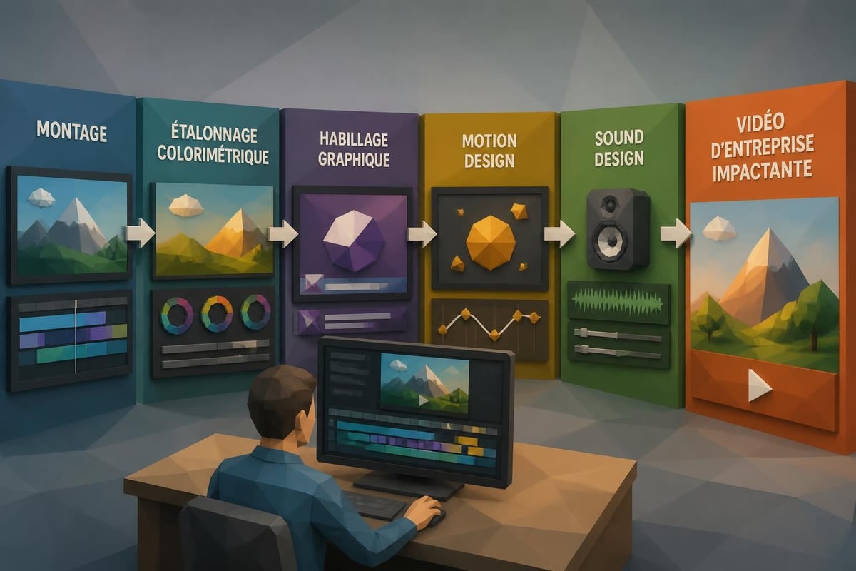Éléments de post-production vidéo