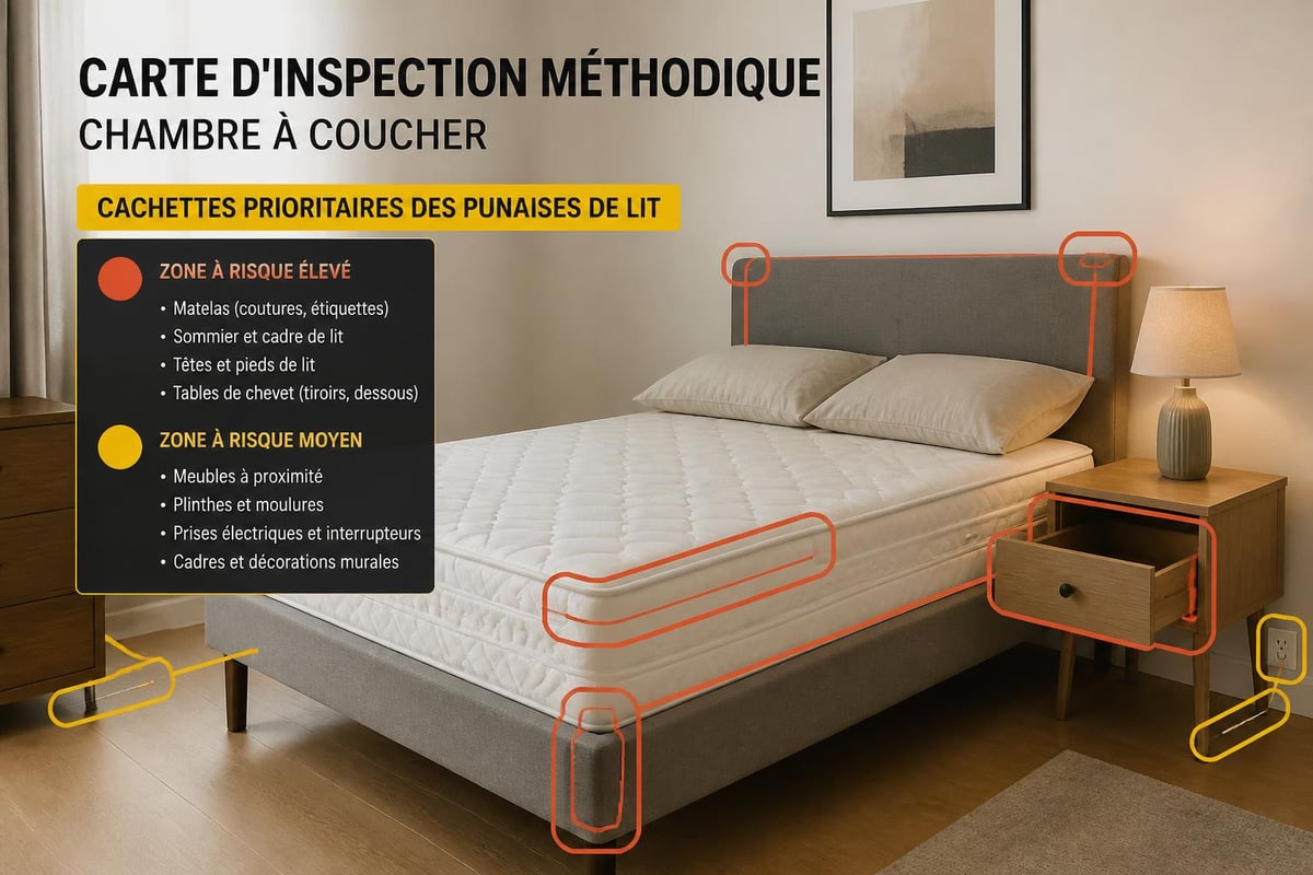 Points d'inspection chambre