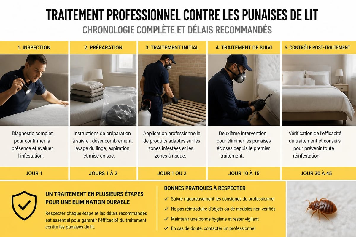 Protocole traitement punaises
