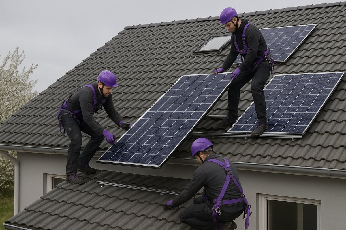 Aurinkopaneelien hankinta ja asennusprosessi