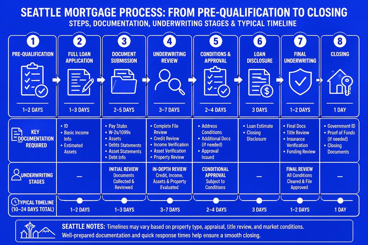 Mortgage application timeline